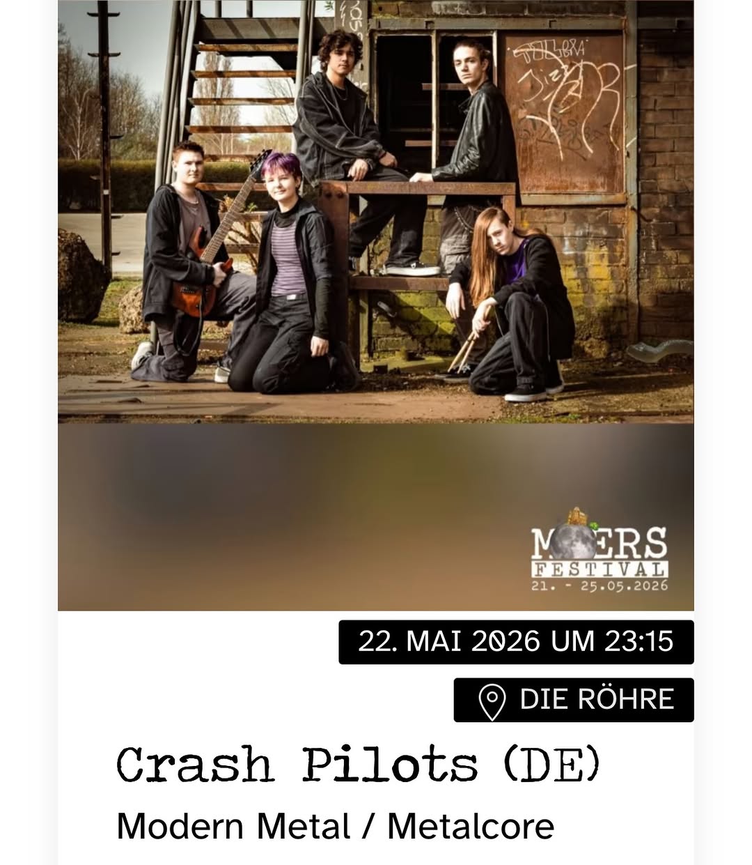 22.05.2026 | Moers Festival | Die Röhre | Moers @moersfestival @dieroehremoers #dieröhremoers #moers #moersfestival #mod...