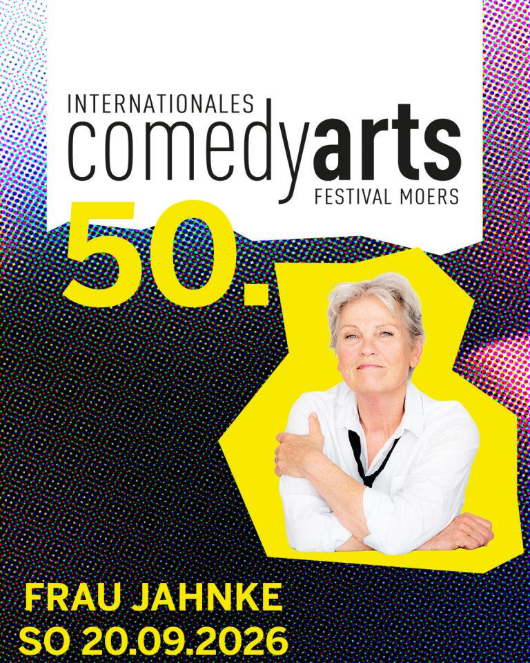 50 Jahre ComedyArts: Frau Jahnke hat eingeladen