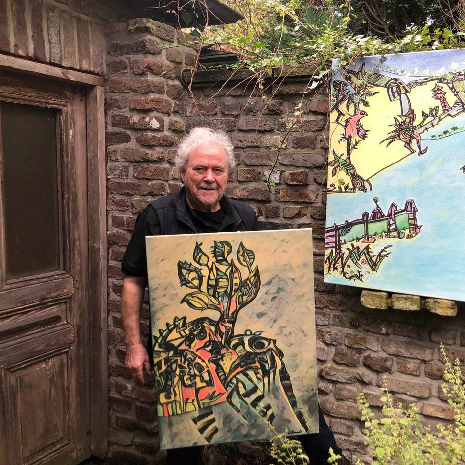 Ausstellung in Rheinberg: Fantasiewelten mit viel Farbe aus Pastellkreide