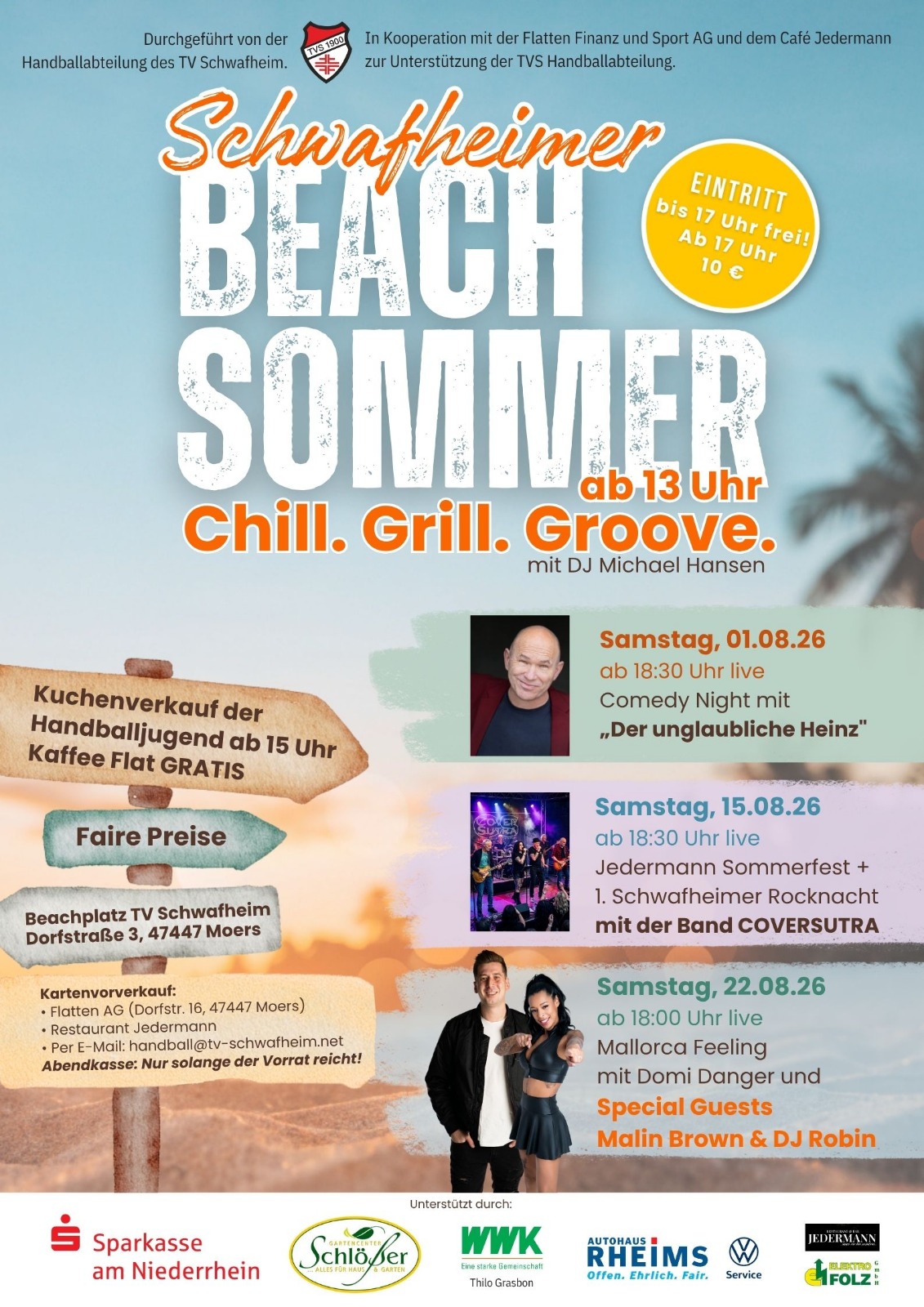 Beachsommer 2026 in Schwafheim
