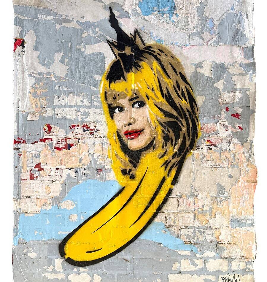 Bananensprayer Thomas Baumgärtel plant Ausstellungsreihe: Heiße Phase für den Bananen-Marathon